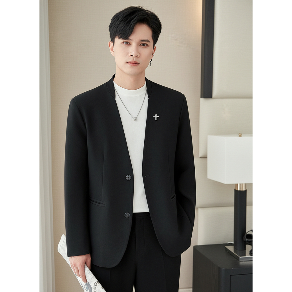 ( Hỏa tốc ) Áo Vest Nam , Suit nam , Blazer quý ông , Áo blazer nam , Bộ Vest nam Đẹp DHTXD103