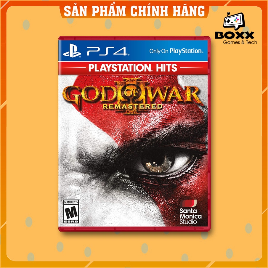 Đĩa Game God of War 3 Remastered PS4