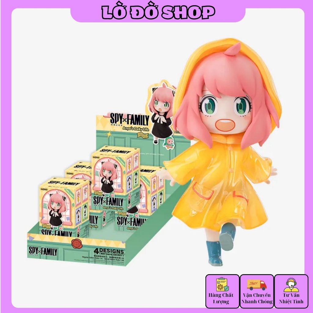POP MART SPY x FAMILY Anya's Daily Life DLC Series Figures - Mô hình Spy x Family - BLIND BOX CÓ SẴN