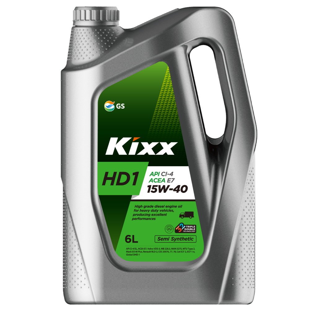 DẦU ĐỘNG CƠ DIESEL KIXX HD1 CI-4/E7 15W40 6L * 18L