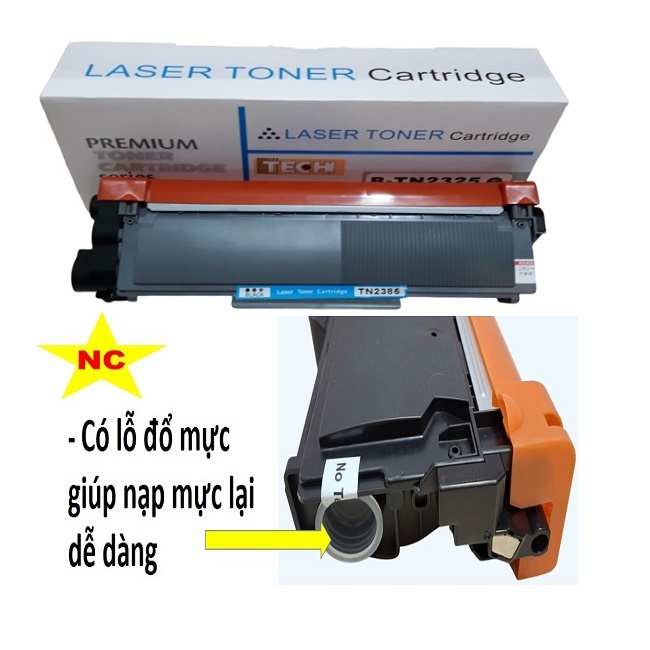 Hộp mực Brother MFC 2700, 2702, 2703, 2720, 2740, DCP-L2520d, 2321d, 2361 Cụm mực TN 2385 của máy in
