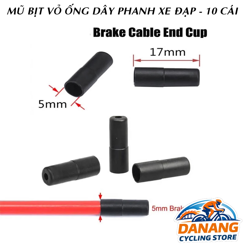 Mũ bịt ống dây phanh xe đạp 5mm - 10 Cái