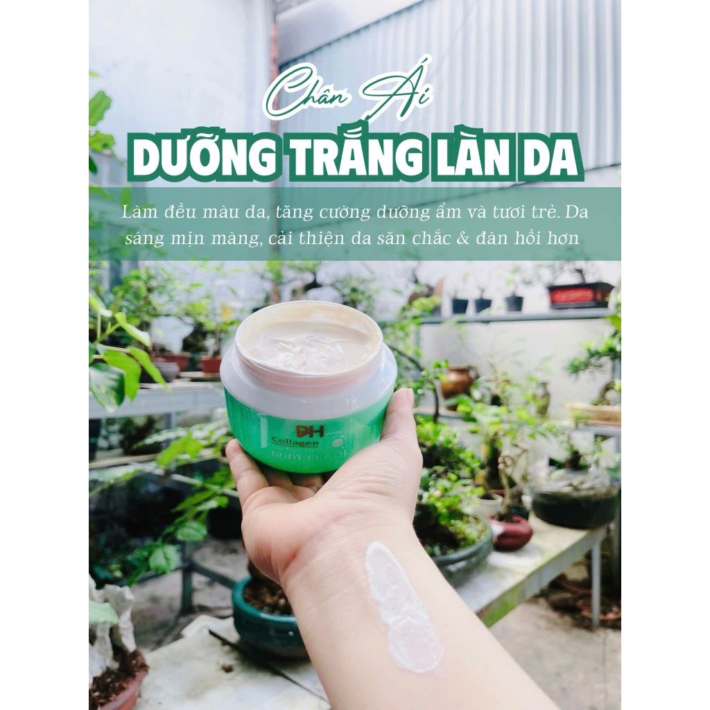 Kem trắng da body sữa non Collagen HA_PH white