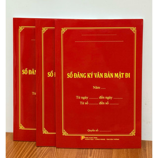SỔ ĐĂNG KÝ VĂN BẢN MẬT ĐI