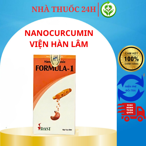 ( MUA 5 TẶNG 1) NGHỆ GEL NANO CURCUMIN FORMULAR-1, NANO CURCUMIN VIỆN HÀN LÂM