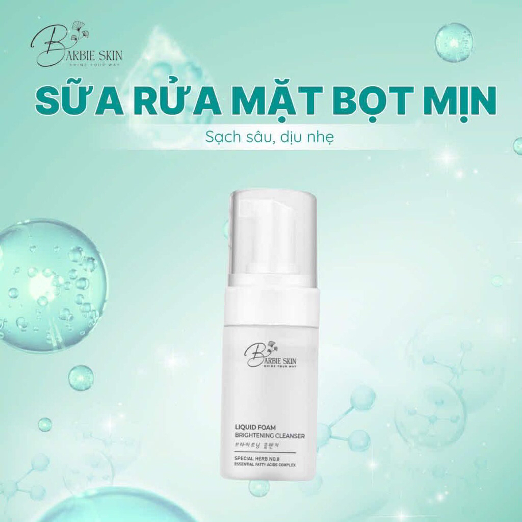 SỮA RỬA MẶT BỌT MỊN BARBIE SKIN