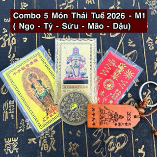 Combo 5 món Thái tuế theo tuổi năm 2026 - M1