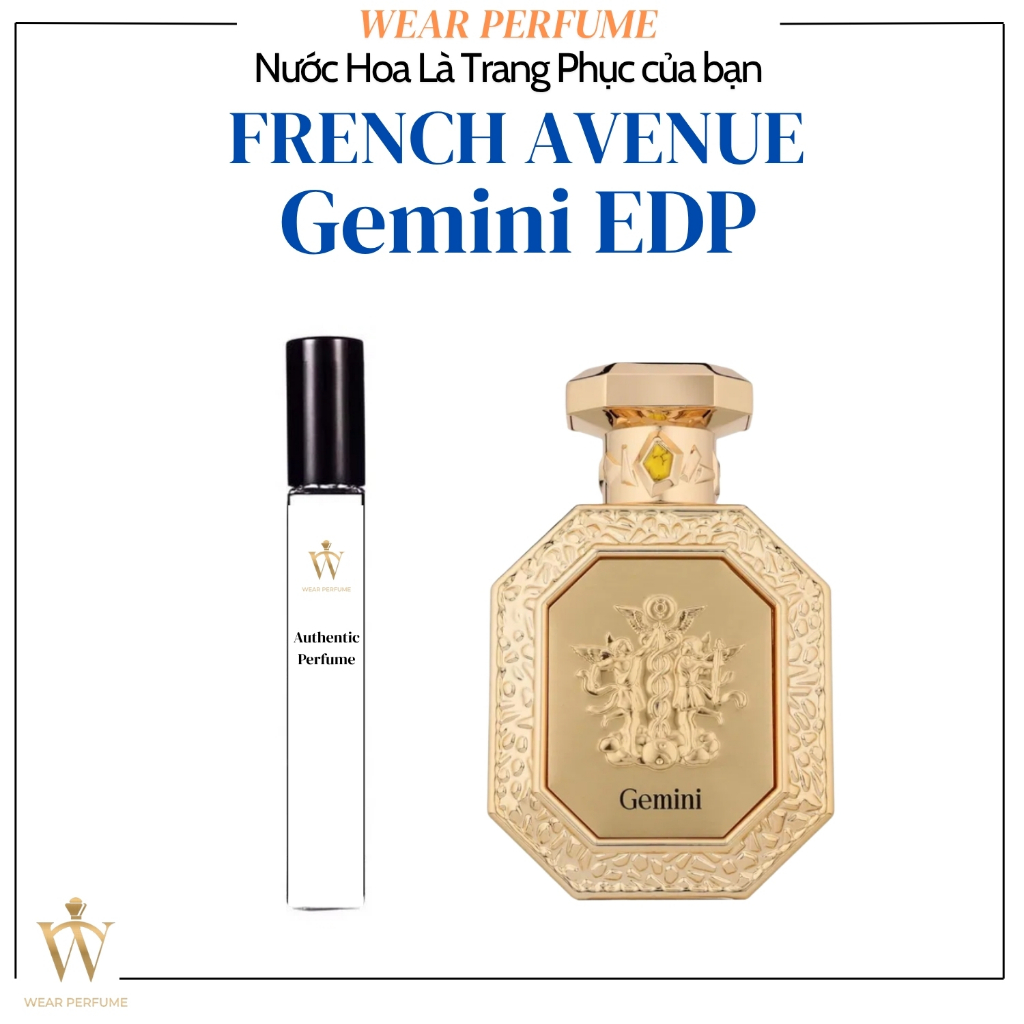 Fullsize 90ML - Nước hoa Unisex French Avenue Genesis Gemini (Song Tử) - Wear Perfume