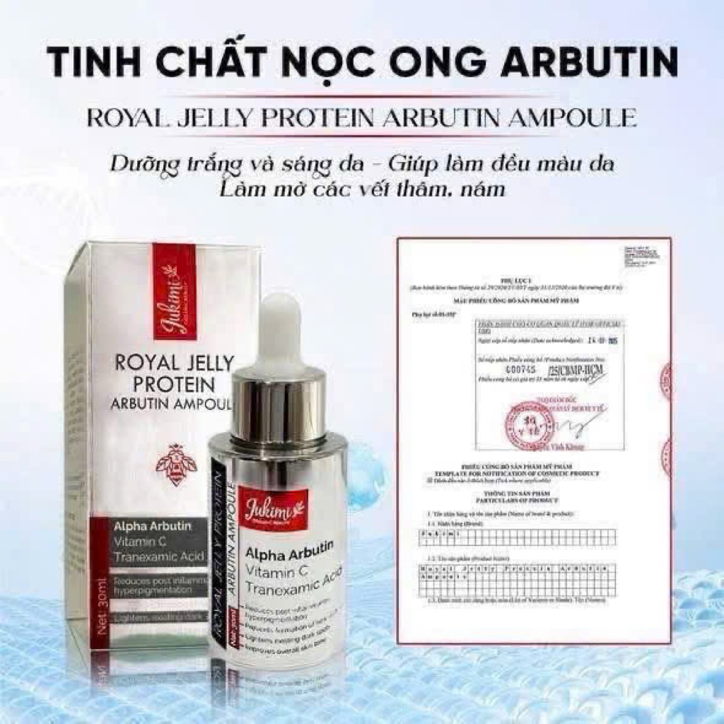 Tinh chất Serum Jukimi Nhật dưỡng trắng chuyên sâu 30ml