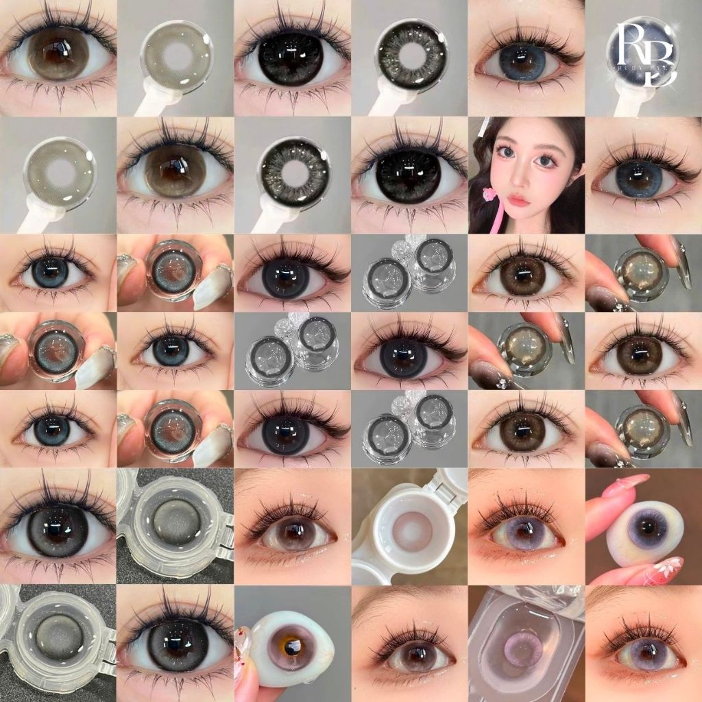 Tổng Hợp 30 Mẫu Kính Áp Tròng HOT 0 Độ, Tổng Hợp Lens Mắt 0 Độ Đủ Màu BST BearLens