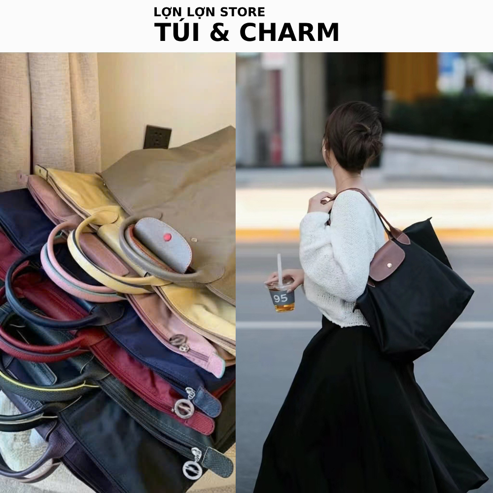 [Loại 1_Tặng charm xịn] Túi đeo vai size M & L quai dài đi học đi làm túi du lịch nhiều màu lựa chọn