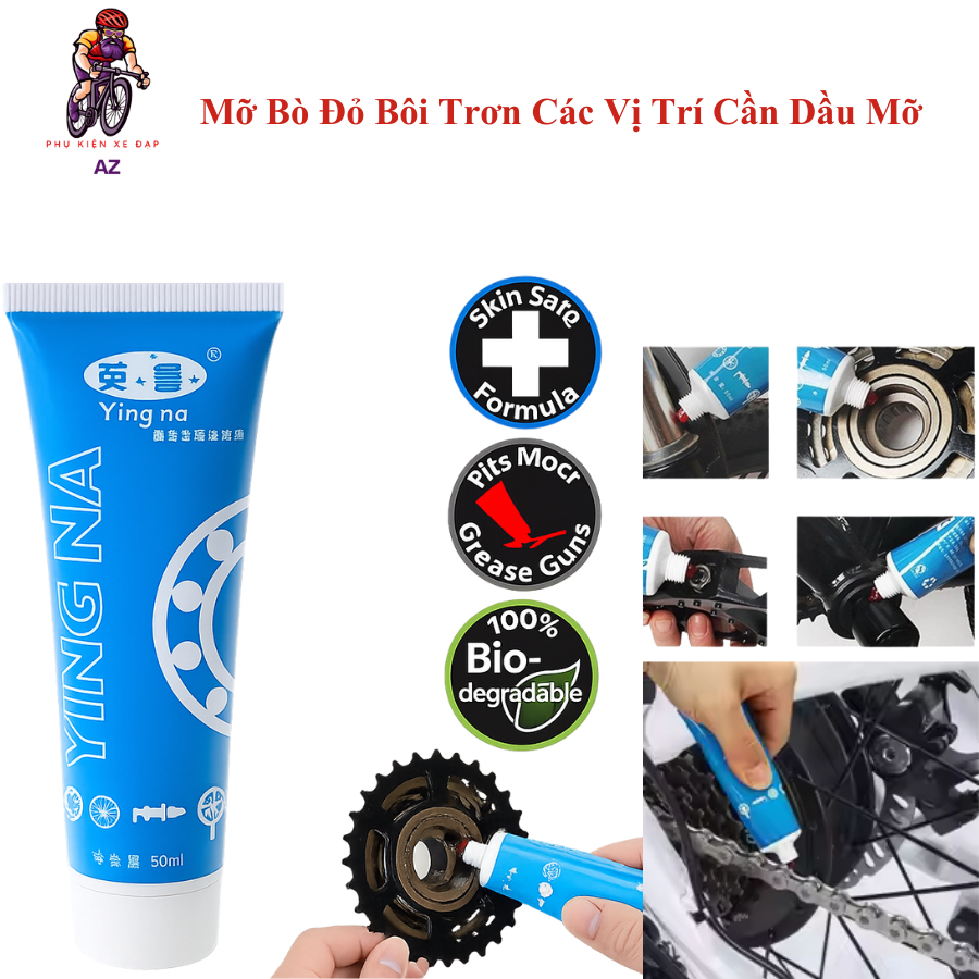 Mỡ Bôi Trơn ( Greases ) Xe Đạp Các Loại - Chịu Nhiệt Cao - Dung Tích 50ml