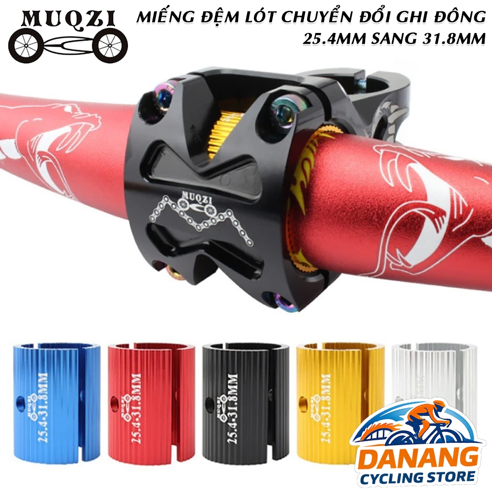 Miếng Đệm Lót Ghi Đông MUQZI – Chuyển Từ 25.4mm Sang 31.8mm – Lắp Ghi Đông Dễ Dàng