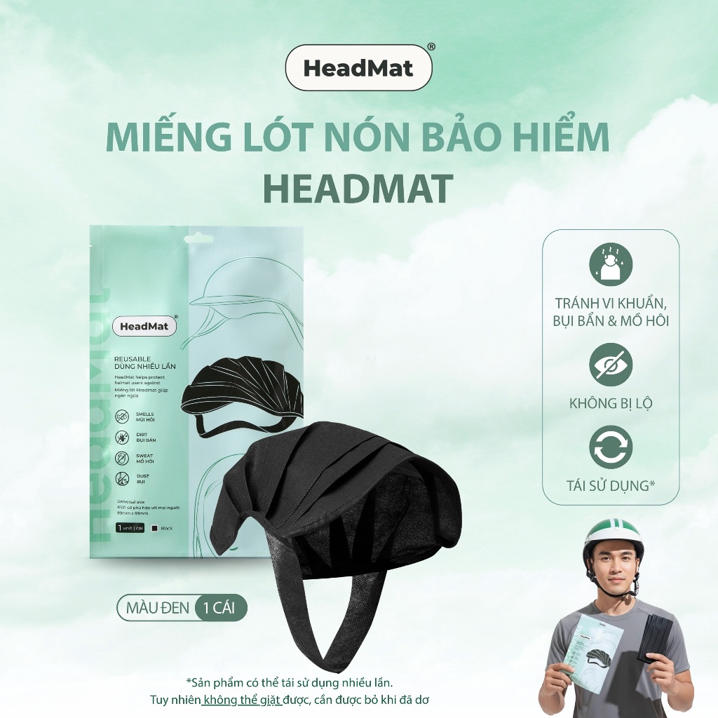 Miếng lót nón bảo hiểm HEADMAT
