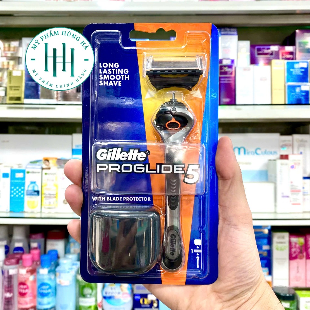 Máy Cạo Râu Điện Gillette Fusion 5 - Cạo Khô và Ướt, 5 Lưỡi, Pin Sạc, Nhật Bản