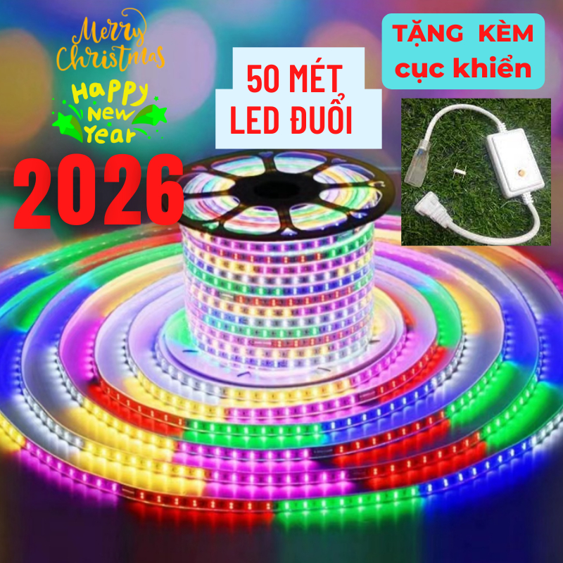 30M Dây Led Nháy Đuổi CHIP 2835 Tặng kèm nguồn Led