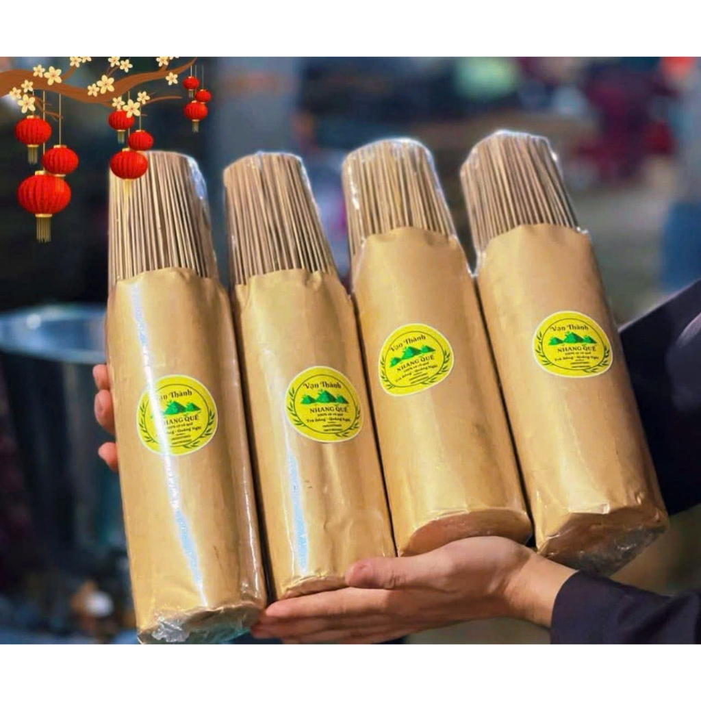 (500 gr -1 bó) NHANG QUẾ SẠCH VẠN THÀNH - NHANG QUẾ TRÀ BỒNG QUẢNG NGÃI