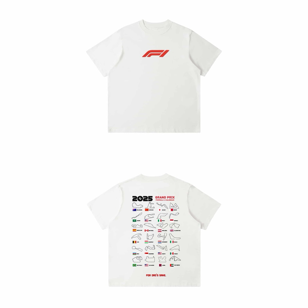 F1 2025 Calendar Boxy Shirt