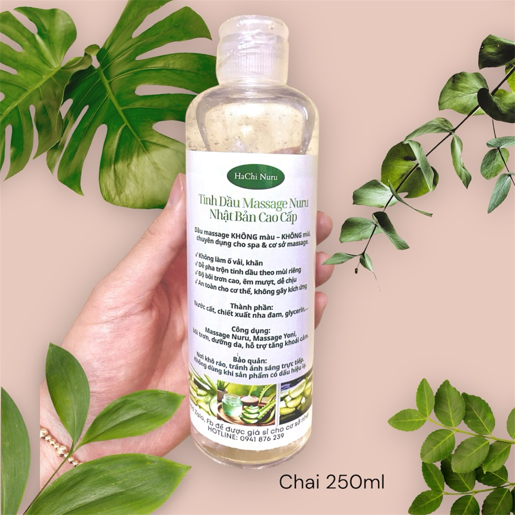 Tinh Dầu Massage Nuru Nhật Bản - Hàng Cao Cấp Dùng Trong Các Cơ Sở Massage