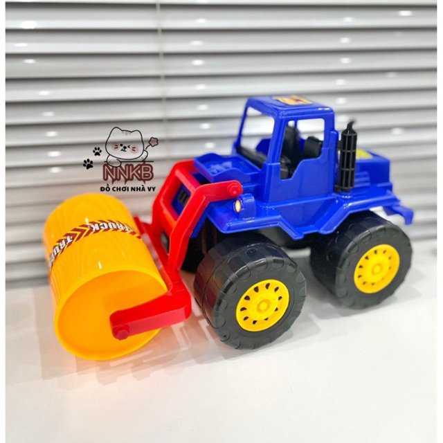 Xe Lu Loại To Cho Bé - Đồ Chơi Xe Lu Công Trình Cho Bé
