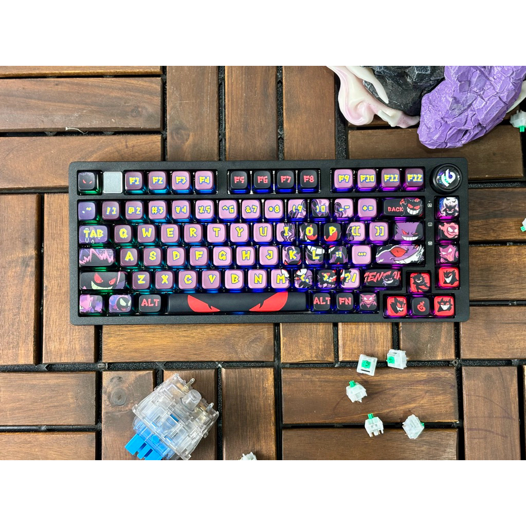 Bàn phím cơ Leobog Hi75c Pro Nhôm cnc 3 Chế độ kết nối Led Rgb Hotswap  đã custom Riokeyboard