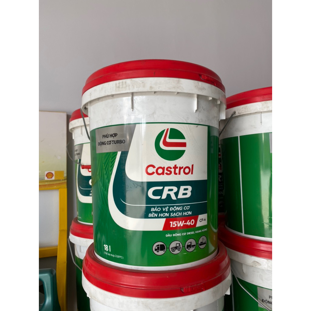 Dầu Nhớt Castrol CRB Cf4/CRB Muti CI4 xô 18L & Crb Muti CI 4Can 5L