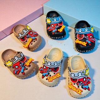 Dép sục siêu nhân Spacex cho bé trai bé gái – form to – quai hậu – đế êm chống trơn – size 18 đến 35