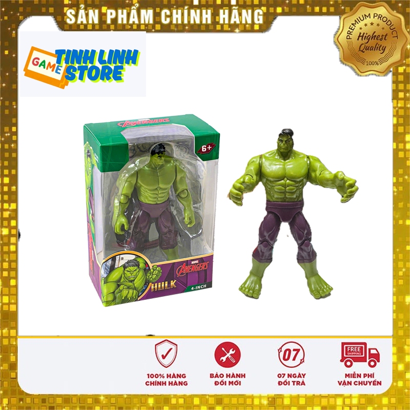 Mô hình Marvel - Avengers -  Hulk (4 Inch) - ZD Toys -  ZC14