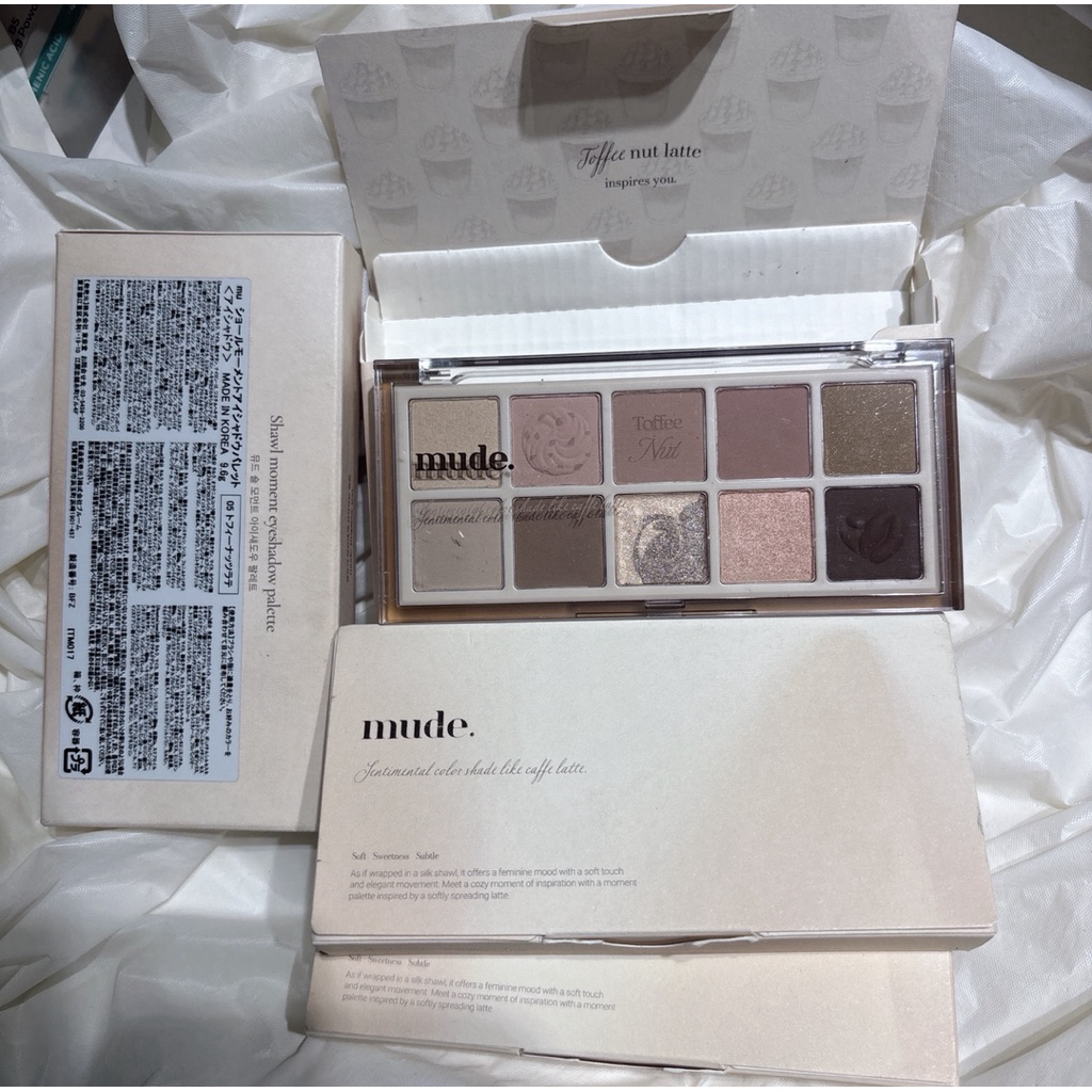 MUDE - 10 ô Bảng mắt Mude Shawl Moment Eyeshadow Palette