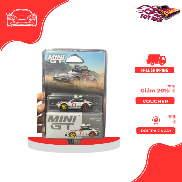 BOX/CARD 1/64 Porsche 911 Dakar "Uncle Rally" | TOY HAB