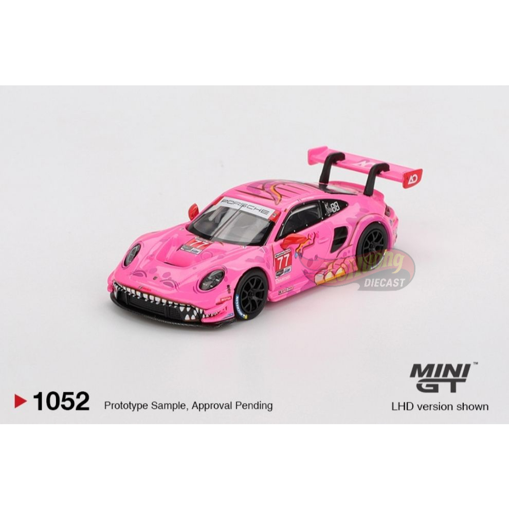 LeHuong Diecast - Xe Mini GT Porsche 911 GT3 R (Roxy Red Tail) Minigt #1052