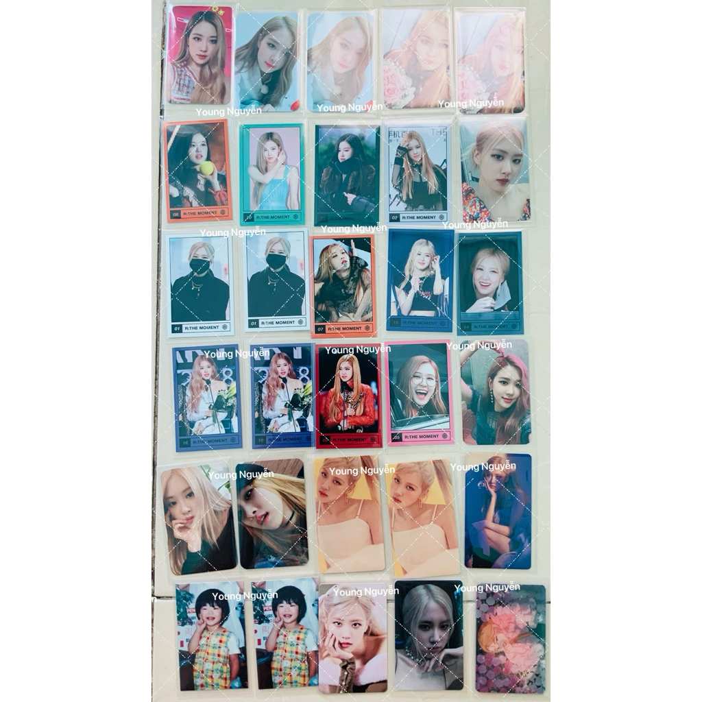 [CHÍNH HÃNG] TỔNG HỢP CARD FANSITE ROSÉ BLACKPINK