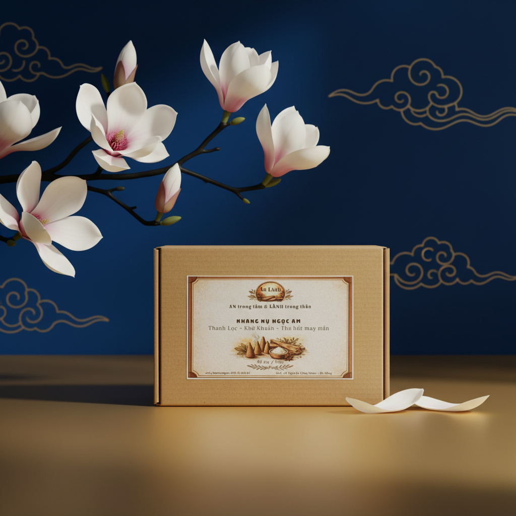 Nụ Ngọc Am Tự Nhiên (40 Nụ) – Nhang Nụ Gỗ Quý Thư Giãn & Thanh Tẩy