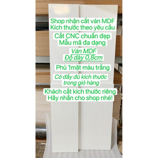 (nhận cắt theo yêu cầu)Tấm ván MDF mỏng 0,8cm( 1 mặt trắng )làm phông nền decor,vách phòng..