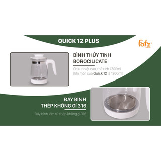 Máy đun nước và hâm nước Quick 12 Plus