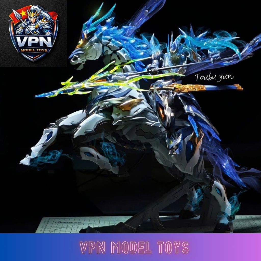 Mô Hình Lắp Ráp Triệu Vân ( Zhao Yun ) mã MNP-XH05 nhà Motor Nuclear