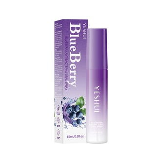 Khử Mùi Hôi Miệng Nhanh – Hơi Thở Thơm Mát Cả Ngày Hương vị Blueberry trái cây 15ml Xịt làm mát hơi thở