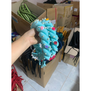 mấn đội đầu lụa điểm hoa cho mẹ và bé sỉ+lẻ( bé từ 1-2 tuổi báo shop )