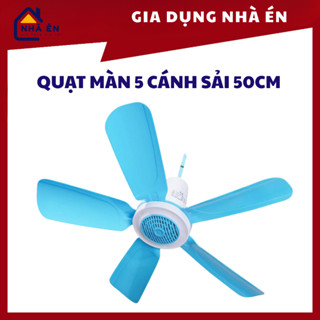 Quạt Màn Trần Mini 5 Cánh Sải 50cm Treo Giường Êm Ái Dễ Chịu