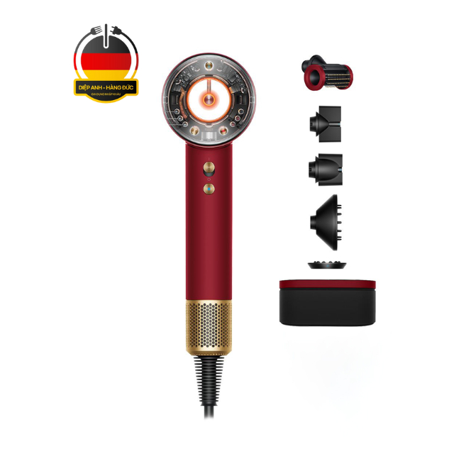 Máy sấy tóc Dyson HD16 Nural red velvet - Diệp Anh Hàng Đức