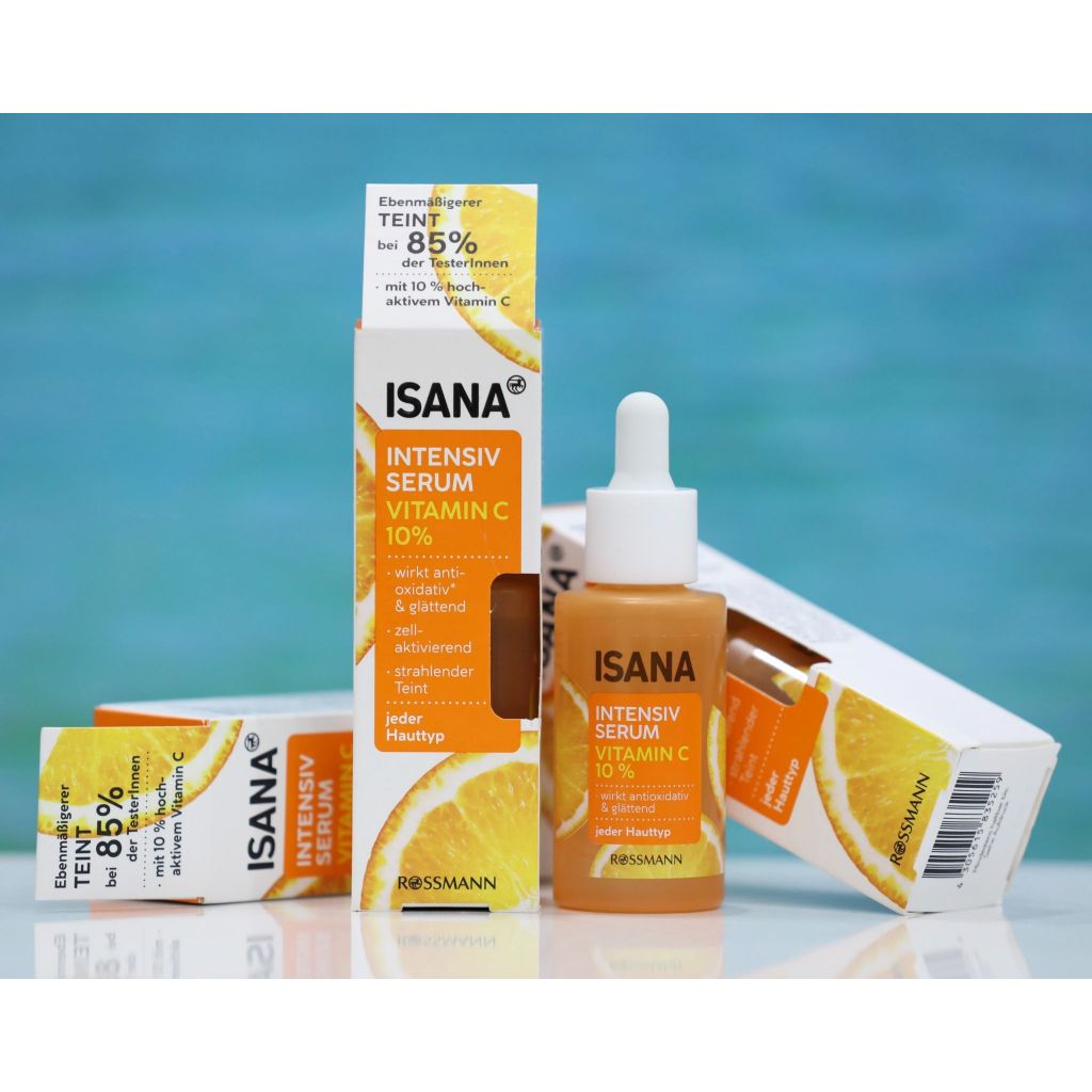 Serum dưỡng sáng da ISANA Vitamin C 10% Intensiv giảm thâm nám