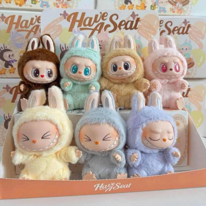 [THANH LÝ XẢ LỖ] Hộp Mù Blind Box Labubu v1 V2 Móc Khóa Labubu Macaron Pop Mart v1