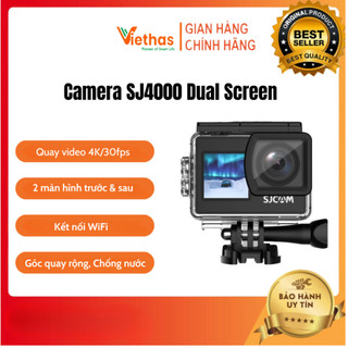 Camera Hành Trình SJ4000 Dual Screen 4K – 2 Màn Hình Trước & Sau
