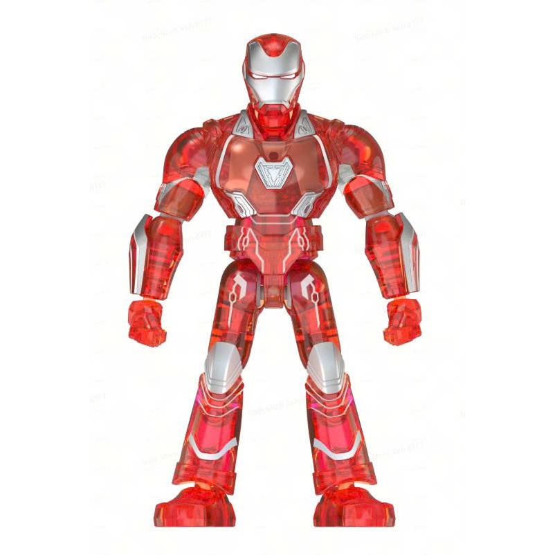Mô Hình - Marvel - Infinity Saga Series - Iron Man - Mark 50 (Red) - Chính Hãng Blokees - EF19