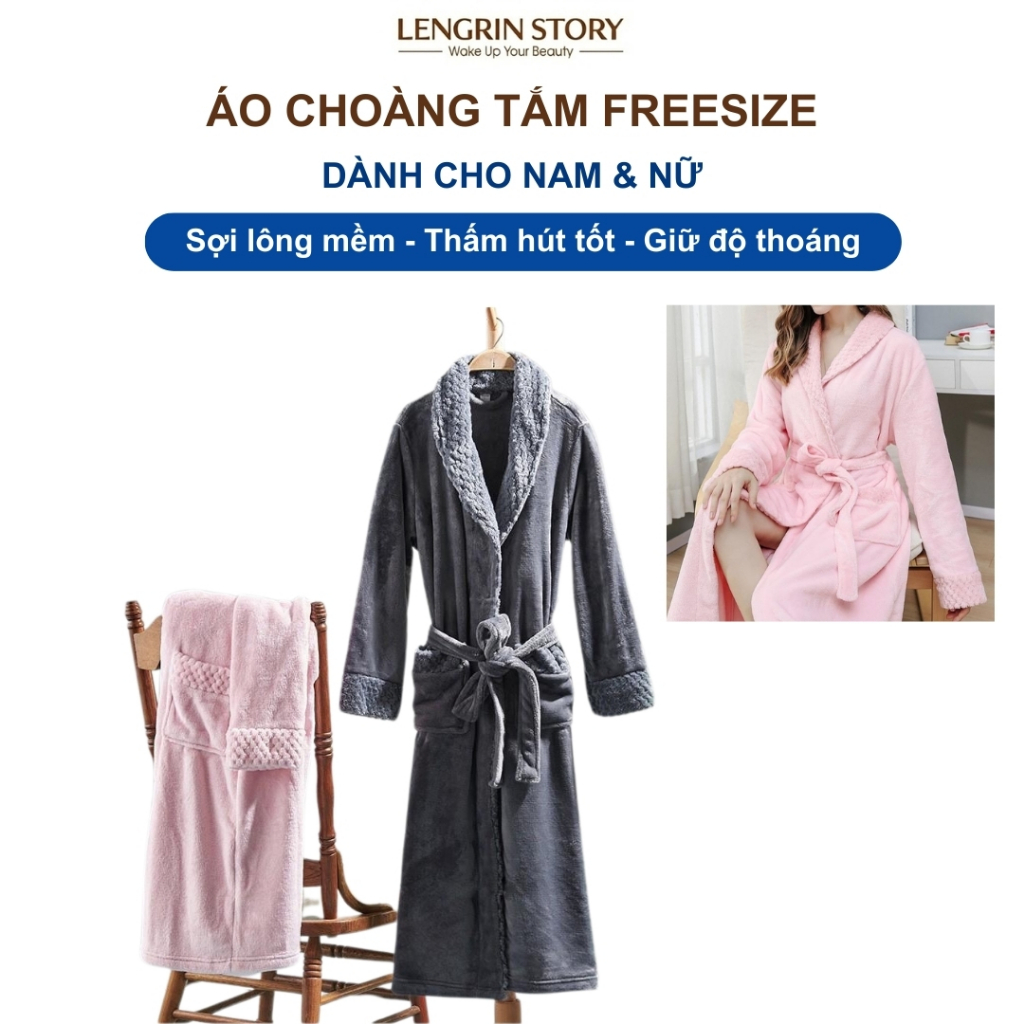 [FREESIZE] ÁO CHOÀNG TẮM FREESIZE Dành Cho Nam & Nữ