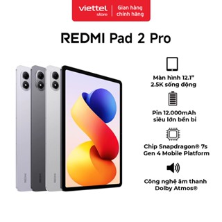 Xiaomi Redmi Pad 2 Pro 5G 6GB 128GB | Màn Hình 12,1" 2,5K Siêu Rõ Nét | Hình Ảnh Mượt Mà Với Tần Số Quét Lên Đến 120Hz