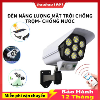 Đèn năng lượng mặt trời, Đèn led giả camera tự động bật tắt chống chộm, chống nước