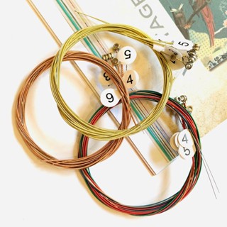 Bộ 6 dây đàn guitar Acoustic (Dây sắt) có đánh số dây 1.2.3.4.5.6