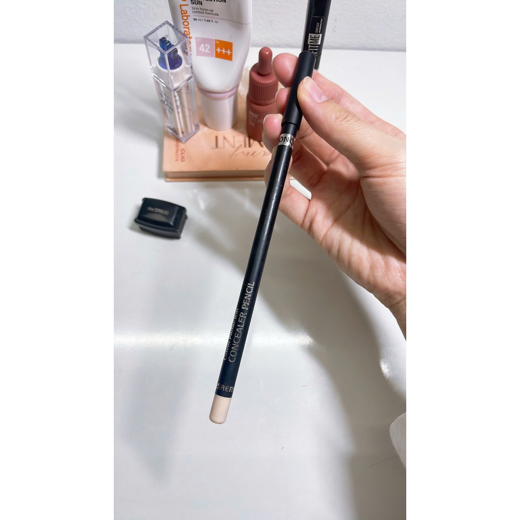 Chì Che Khuyết Điểm THE SAEM Cover Perfection Concealer Pencil CKĐ màu 1.0 Tiện Lợi Dễ Sử Dụng