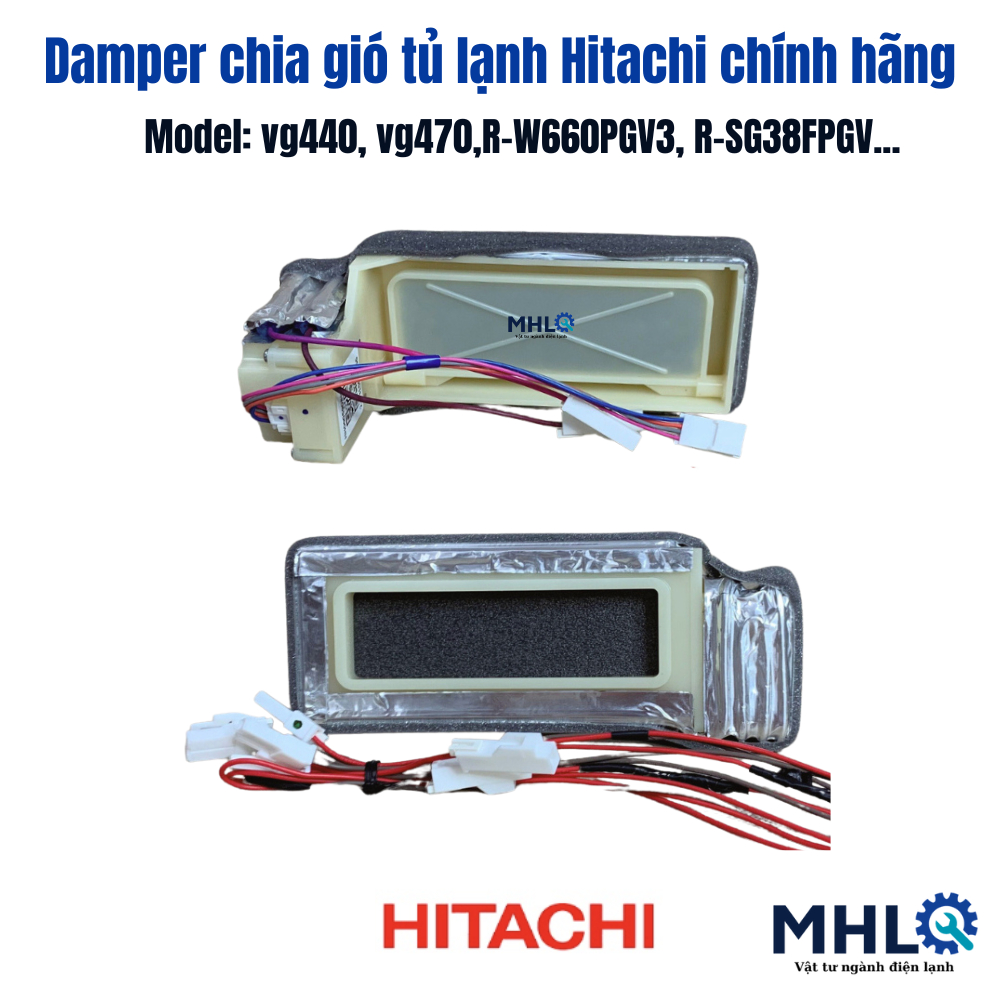damper chia gió tủ lạnh hitachi mới hãng,cửa gió tủ lạnh hitachi dùng chung nhiều model,cửa gió tủ l